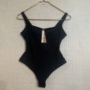SKIMS sold n/a sold Fits Everybody Square Neck Thong Bodysuit Onyx Black Si n/a
